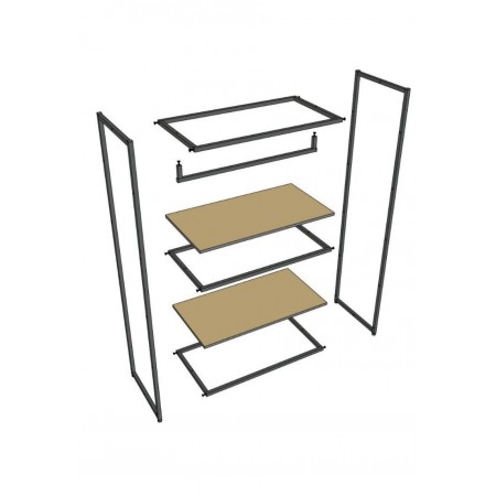 Raft pentru haine în stil loft A-21